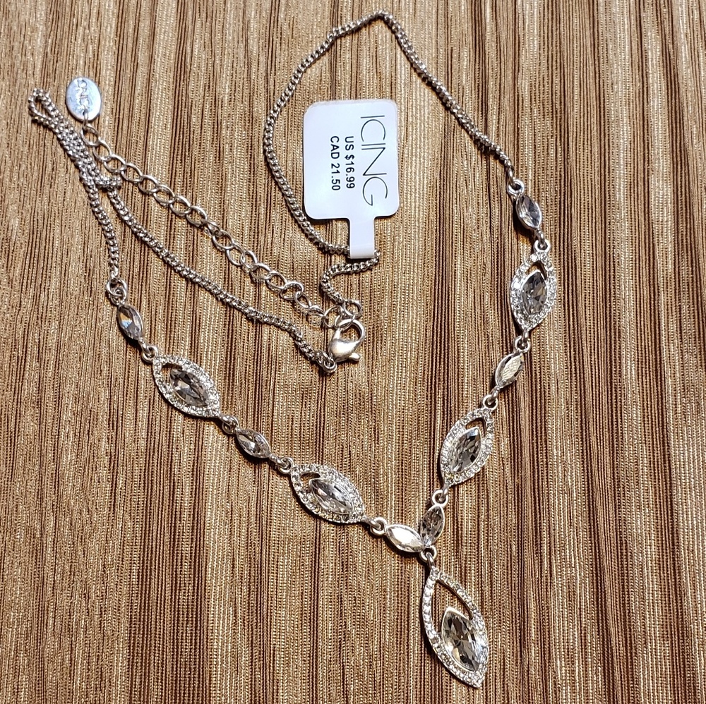 Beautiful Rhinestone Necklace by The Icing